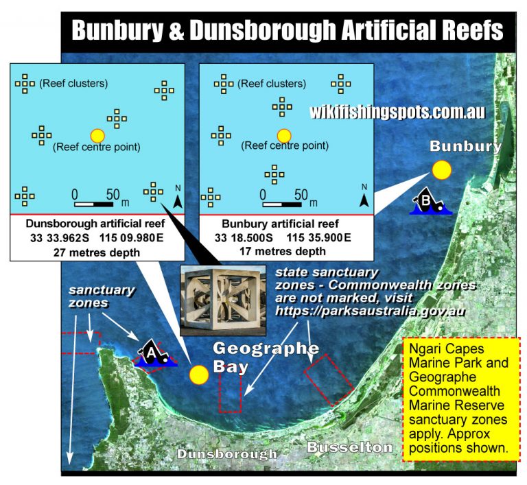 Fishing Bunbury and Dunsborough Artificial Reefs
