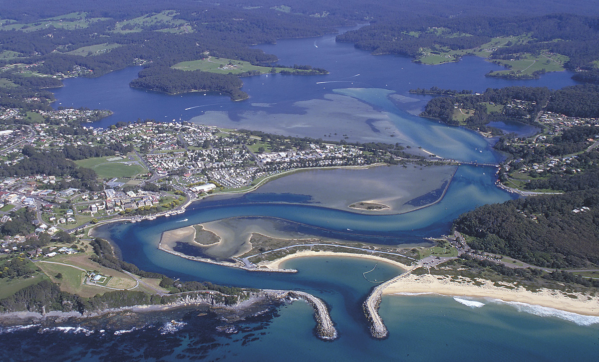 Narooma's Wagonga Inlet is a highlight in this region. Picture John Lugg, NSW Govt