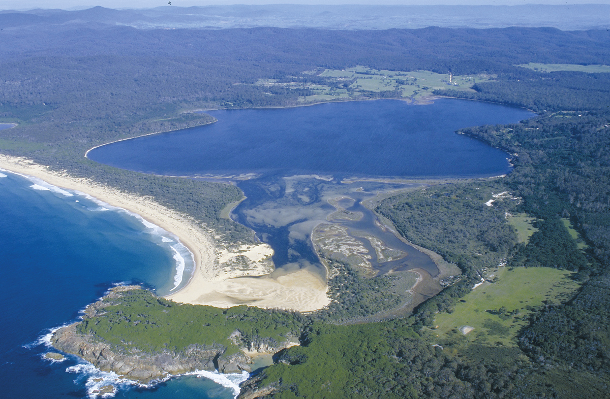 Wallagoot Lake. Picture John Lugg, NSW Govt
