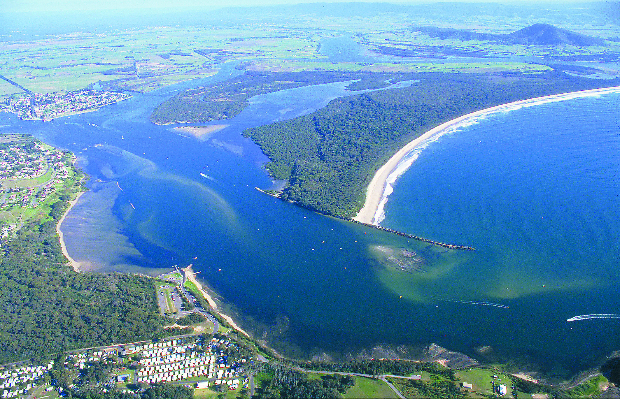The Crookhaven River entrance. Picture: John Lugg, NSW Government.